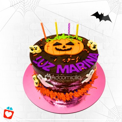 Torta Envinada Para Halloween A Domicilio En Cali Pedido Con Un Día De Anticipación 
