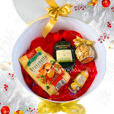 Ancheta Navideña Con Licor A Domicilio En Bogotá Pedido Con Un Día De Anticipación