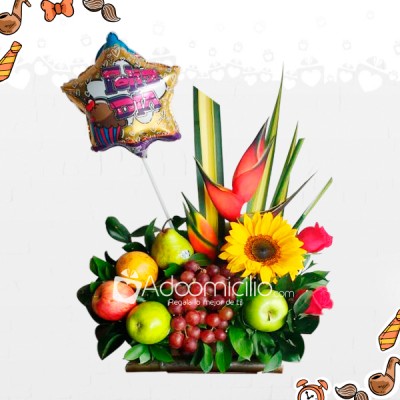 Arreglos Con Frutas Y Flores Para El Dia Del Padre A Domicilio En Manizales