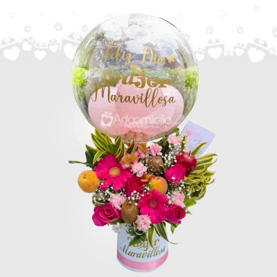 Flores Y Frutas Para El Día De La Mujer A Domicilio En Cali Pedido Con Un Día De Anticipación 