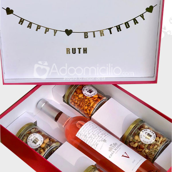 Envío De Regalo Con Vino Rosado En Monterrey Pedido Con 2 Días De Anticipación 